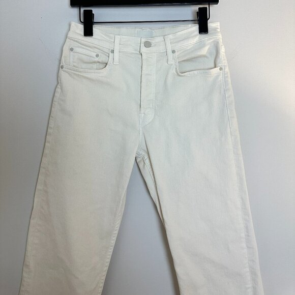 MOTHER The Tomcat High Waisted Jeans in Wash Cream Puffs Size US 29 - Picture 5 of 14